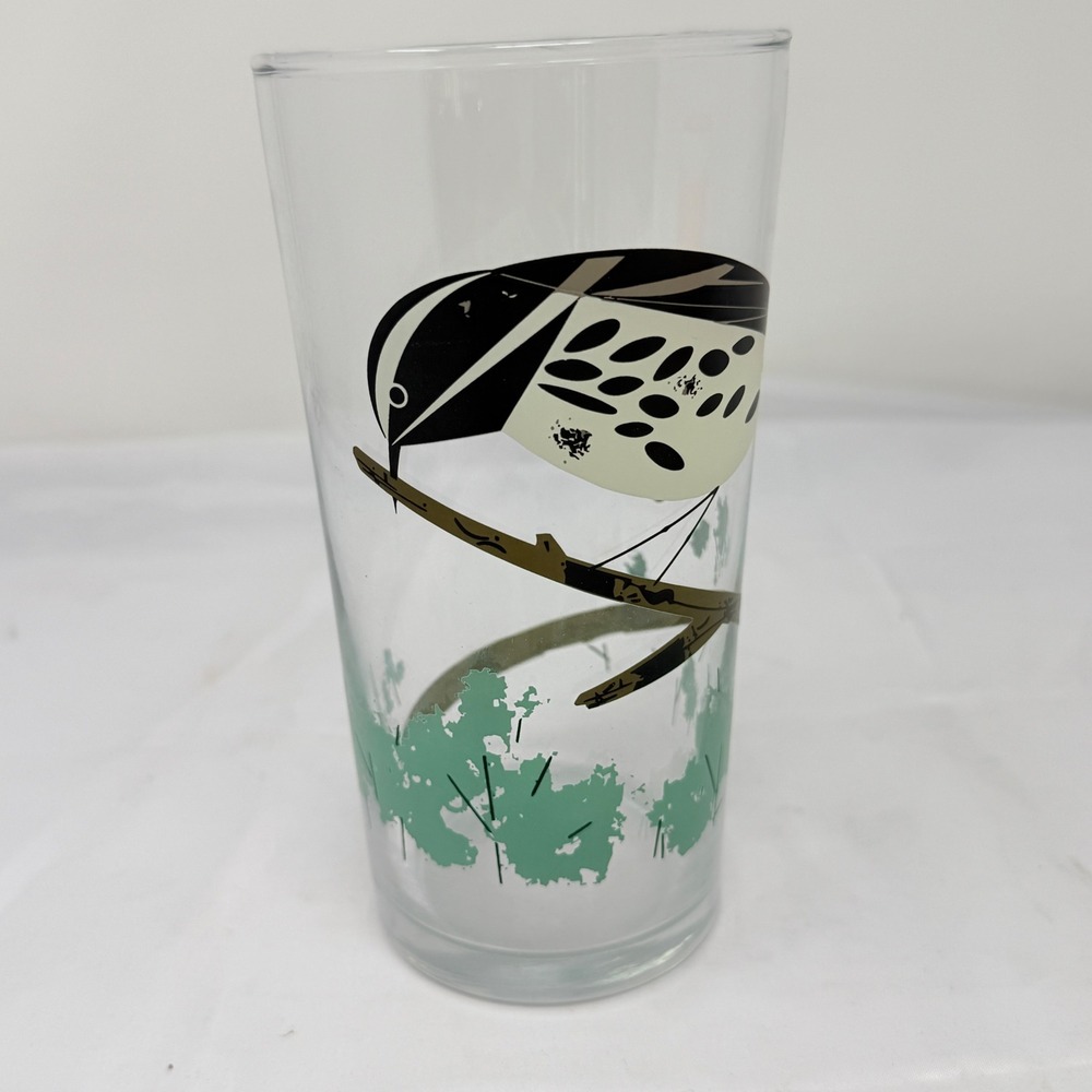 Charley Harper Bird Glass, Todd Oldham Fishs Eddy, MCM Drinkware  Retired!